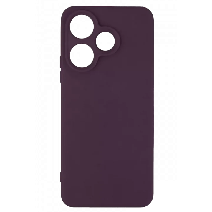 Mey İthalat®   Redmi 13 4G Kılıf First Silikon - Mürdüm