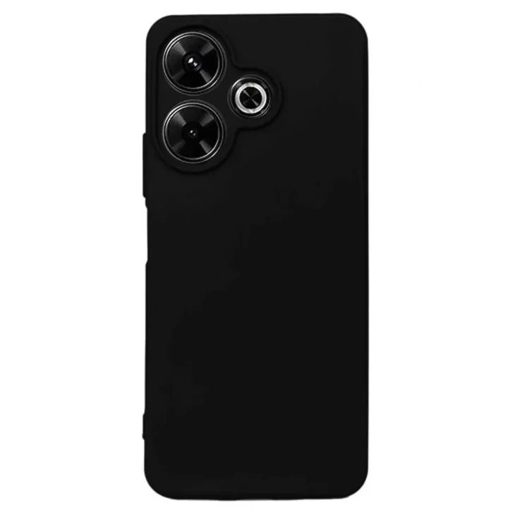 Mey İthalat®   Redmi 13 4G Kılıf First Silikon - Siyah