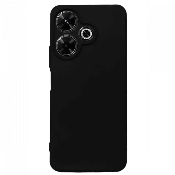 Mey İthalat®   Redmi 13 4G Kılıf First Silikon - Siyah