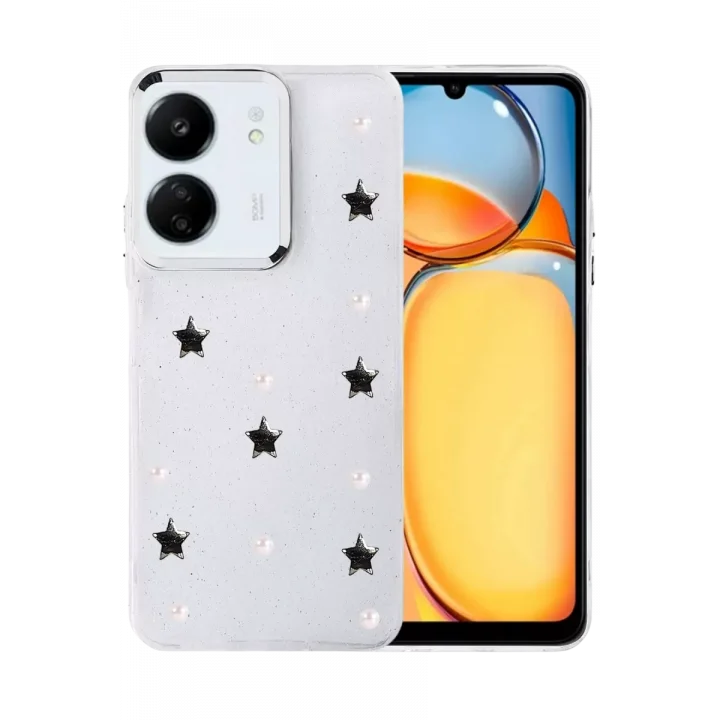 Mey İthalat®   Redmi 13C Fiyonk Desenli Kapak - Desen 7
