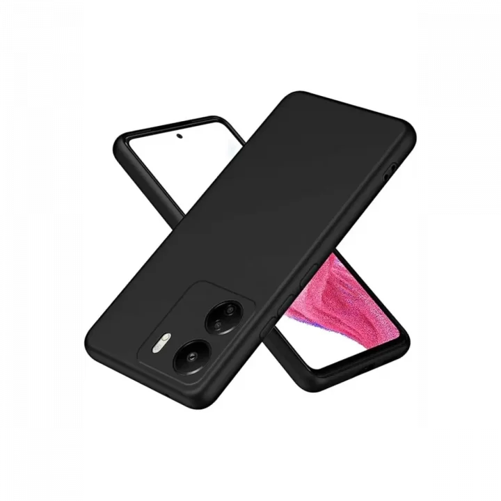 Mey İthalat®   Redmi 13C Kılıf First Silikon - Siyah