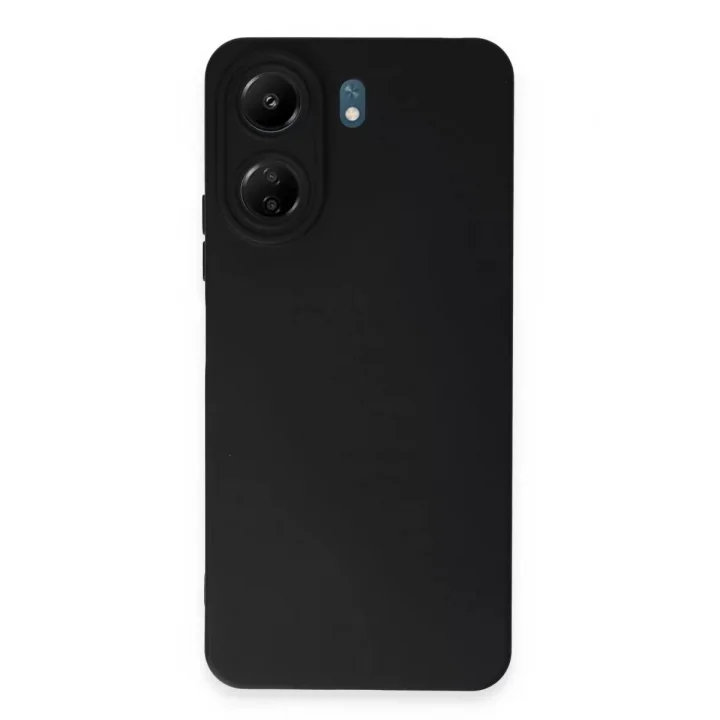 Mey İthalat®   Redmi 13C Kılıf Nano içi Kadife Silikon - Siyah