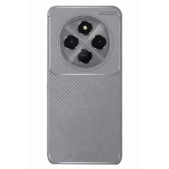 Mey İthalat®   Redmi 14C Kılıf Auto Focus Karbon Kapak - Gri