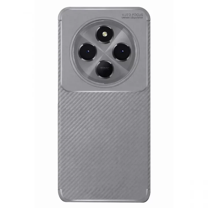 Mey İthalat®   Redmi 14C Kılıf Auto Focus Karbon Kapak - Gri