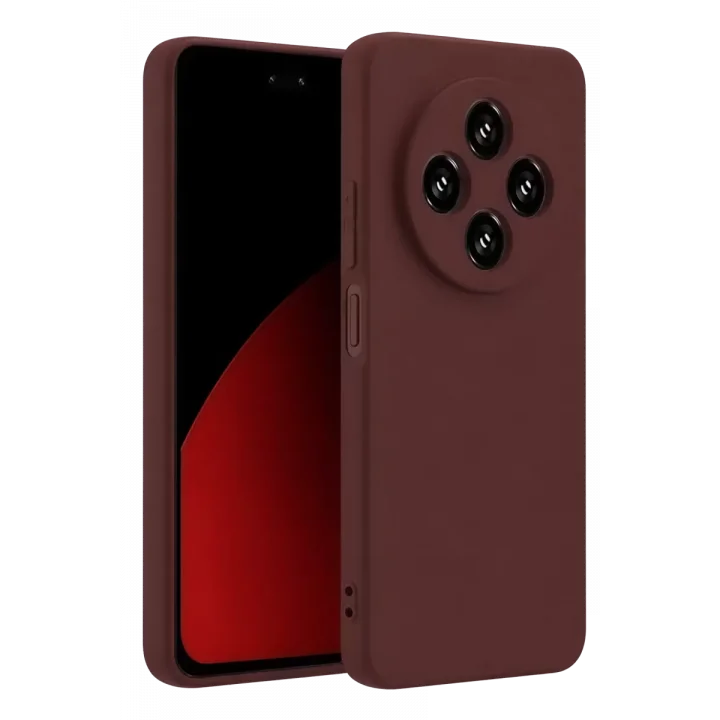 Mey İthalat®   Redmi 14C Kılıf First Silikon - Bordo