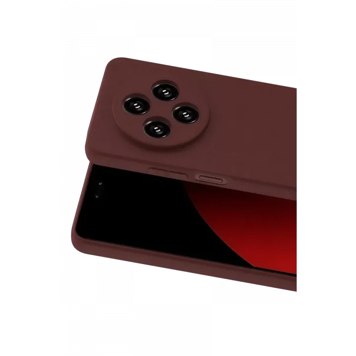 Mey İthalat®   Redmi 14C Kılıf First Silikon - Bordo