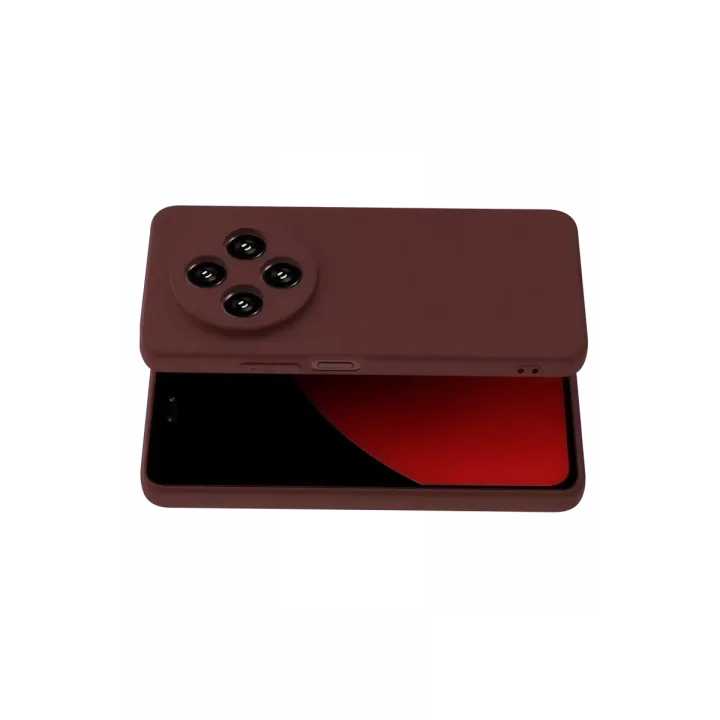 Mey İthalat®   Redmi 14C Kılıf First Silikon - Bordo