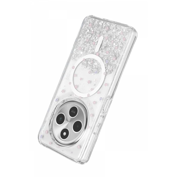 Mey İthalat®   Redmi 14C Misk Simli Magsafe Kapak - Desen 1