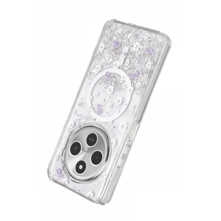 Mey İthalat®   Redmi 14C Misk Simli Magsafe Kapak - Desen 2