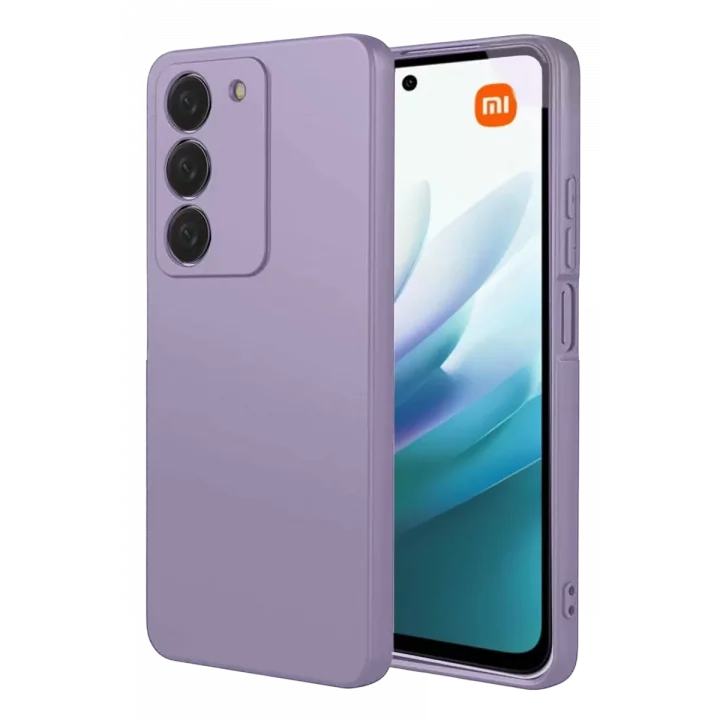 Mey İthalat®   Redmi 15 4G First Silikon - Lila