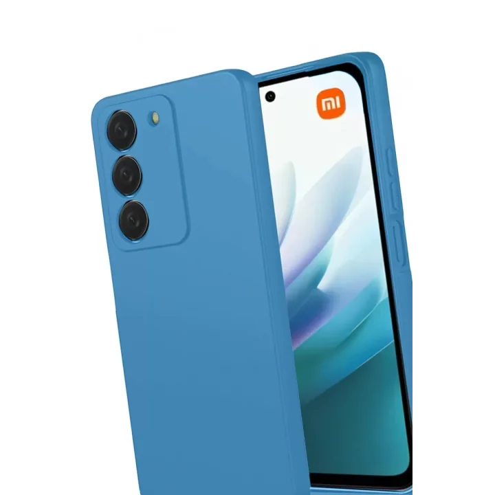Mey İthalat®   Redmi 15 4G First Silikon - Mavi