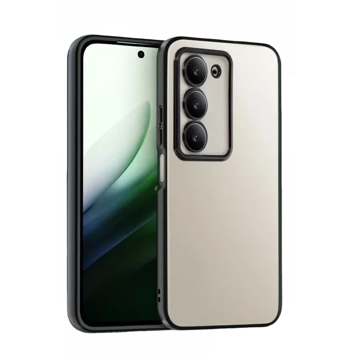 Mey İthalat®   Redmi 15 4G  Lensli Silikon - Siyah