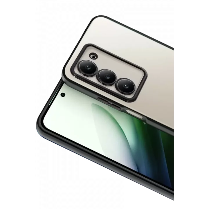Mey İthalat®   Redmi 15 4G  Lensli Silikon - Siyah