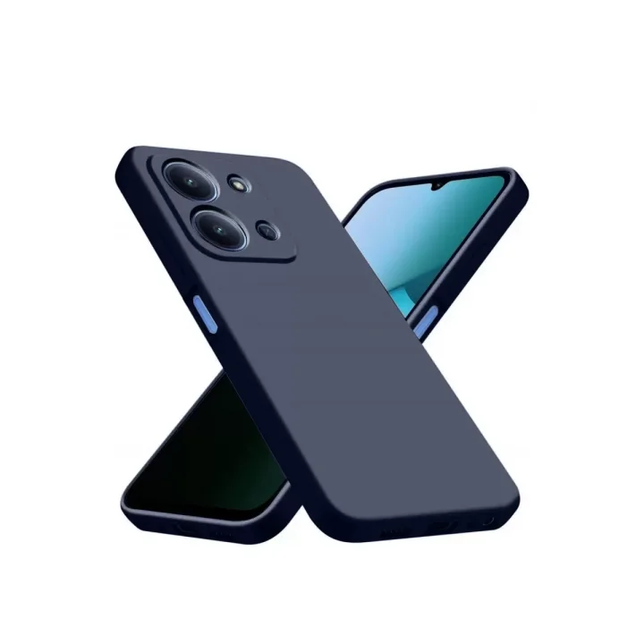 Mey İthalat®   Redmi 15C 4G Nano içi Kadife Silikon - Lacivert