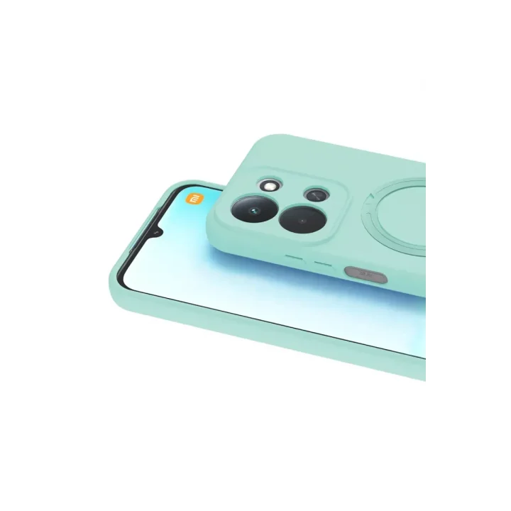 Mey İthalat®   Redmi 15C 4G Regal Magsafe Standlı Kapak - Su Yeşili