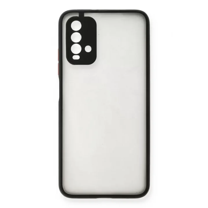 Mey İthalat®   Redmi 9T Kılıf Montreal Silikon Kapak - Siyah