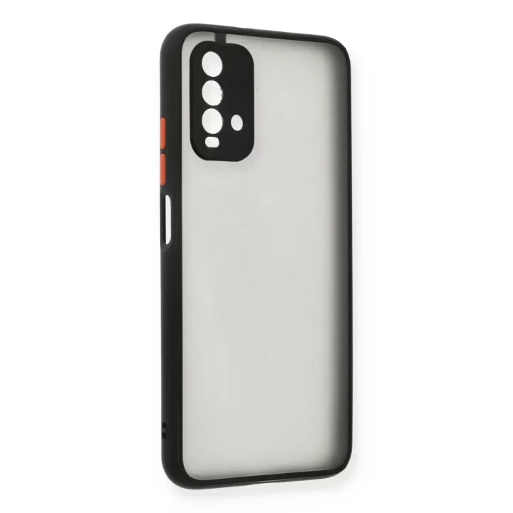 Mey İthalat®   Redmi 9T Kılıf Montreal Silikon Kapak - Siyah