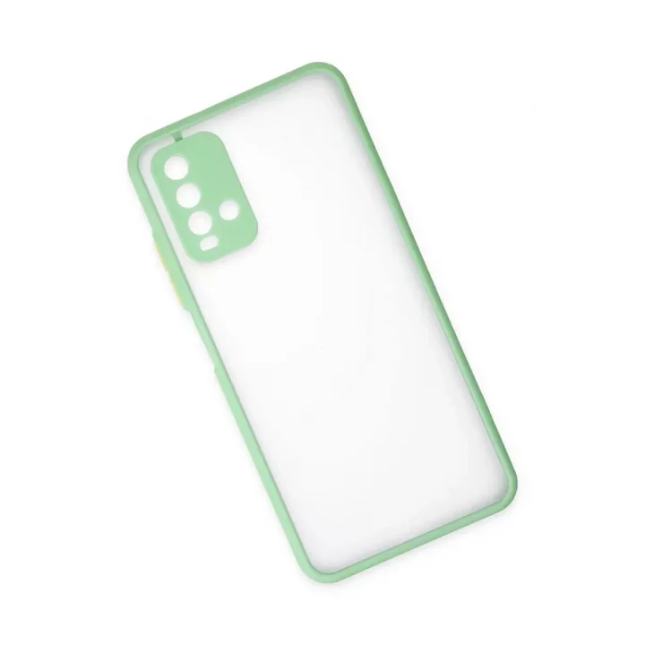 Mey İthalat®   Redmi 9T Kılıf Montreal Silikon Kapak - Turkuaz