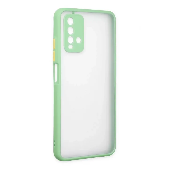 Mey İthalat®   Redmi 9T Kılıf Montreal Silikon Kapak - Turkuaz