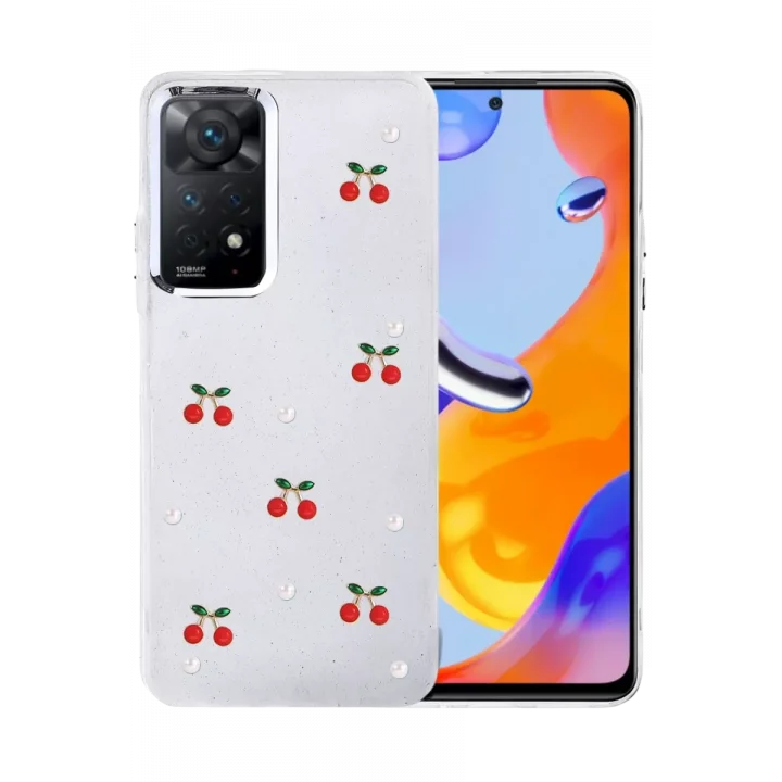 Mey İthalat®   Redmi Note 11 Pro Fiyonk Desenli Kapak - Desen 9