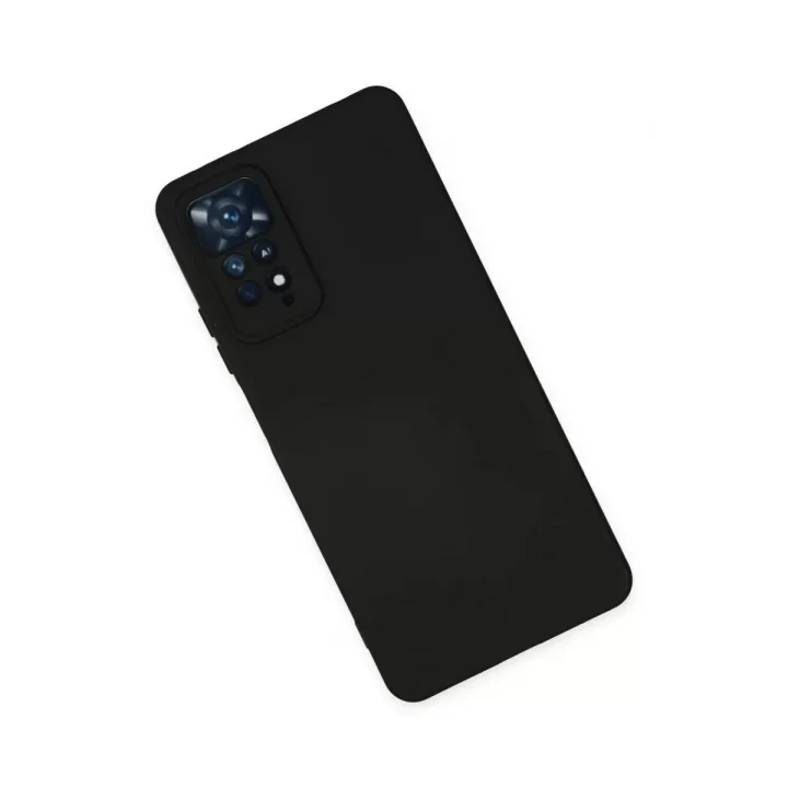 Mey İthalat®   Redmi Note 11 Pro Kılıf Nano içi Kadife Silikon - Siyah