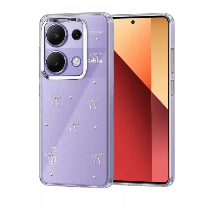 Mey İthalat®   Redmi Note 13 Pro 4G Fiyonk Desenli Kapak - Desen 1