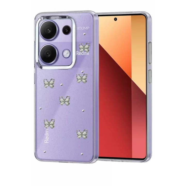 Mey İthalat®   Redmi Note 13 Pro 4G Fiyonk Desenli Kapak - Desen 9