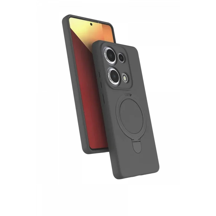 Mey İthalat®   Redmi Note 13 Pro 4G Regal Magsafe Standlı Kapak - Titan Gri