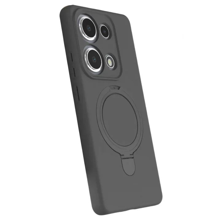 Mey İthalat®   Redmi Note 13 Pro 4G Regal Magsafe Standlı Kapak - Titan Gri