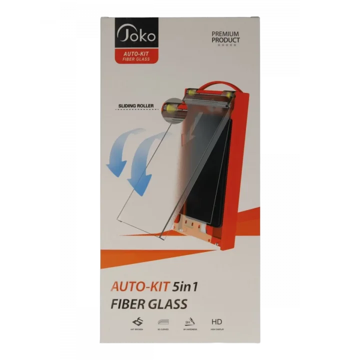 Mey İthalat®   Redmi Note 14 Pro 4G AutoKit 5in1 Fiber Hayalet Cam Ekran Koruyucu
