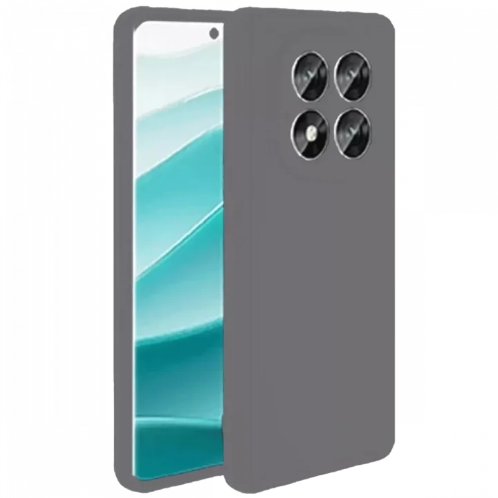 Mey İthalat®   Redmi Note 14 Pro 4G Kılıf First Silikon - Gri