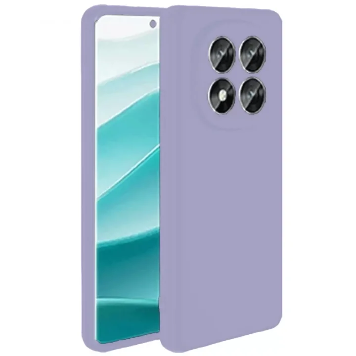 Mey İthalat®   Redmi Note 14 Pro 4G Kılıf First Silikon - Lila