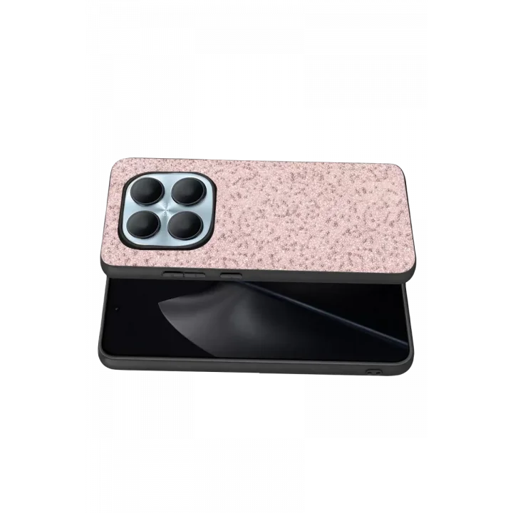 Mey İthalat®   Redmi Note 15 4G Bright Simli Kapak - Pembe