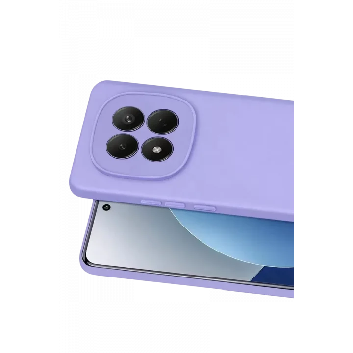 Mey İthalat®   Redmi Note 15 4G First Silikon - Lila
