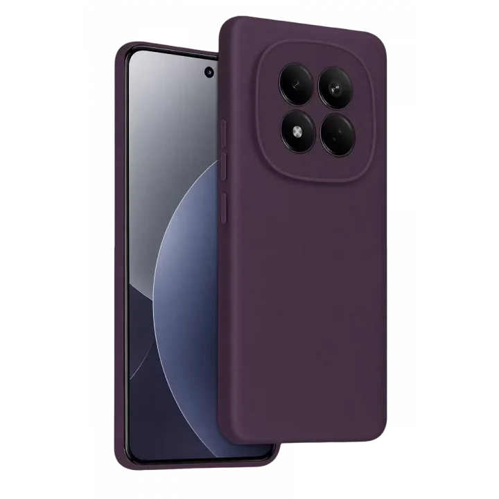 Mey İthalat®   Redmi Note 15 4G First Silikon - Mürdüm
