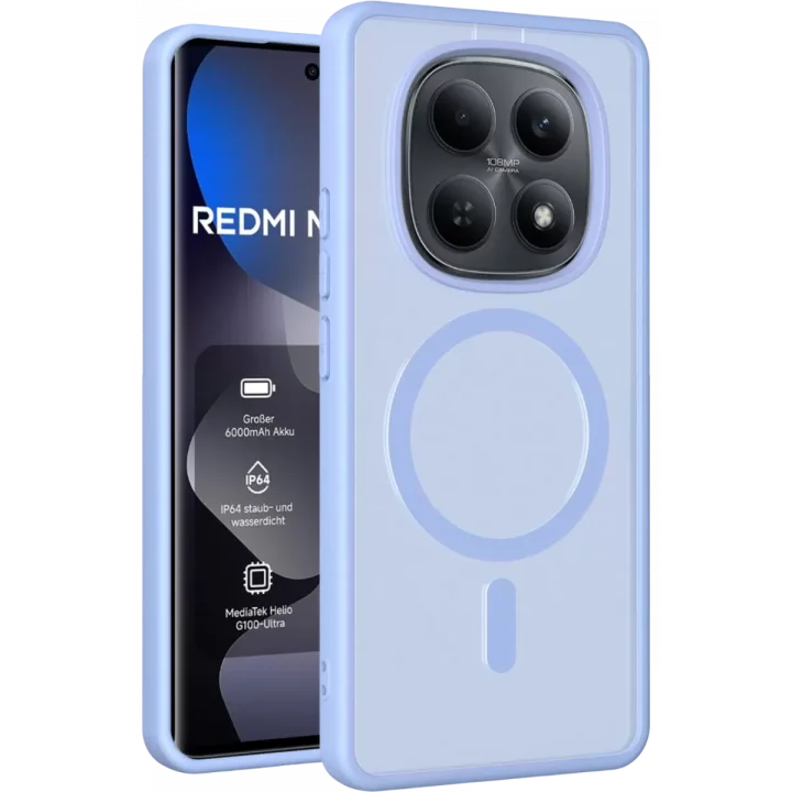 Mey İthalat®   Redmi Note 15 4G Jota Magsafe Kapak - Açık Mavi