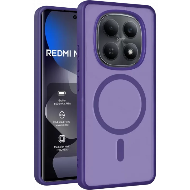 Mey İthalat®   Redmi Note 15 4G Jota Magsafe Kapak - Derin Mor