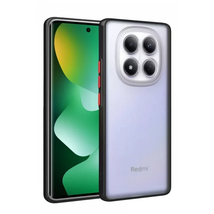 Mey İthalat®   Redmi Note 15 4G Montreal Silikon Kapak - Siyah