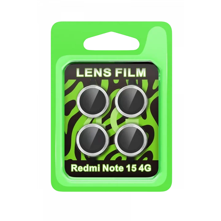 Mey İthalat®   Redmi Note 15 4G Raze Metal Kamera Lens - Gümüş