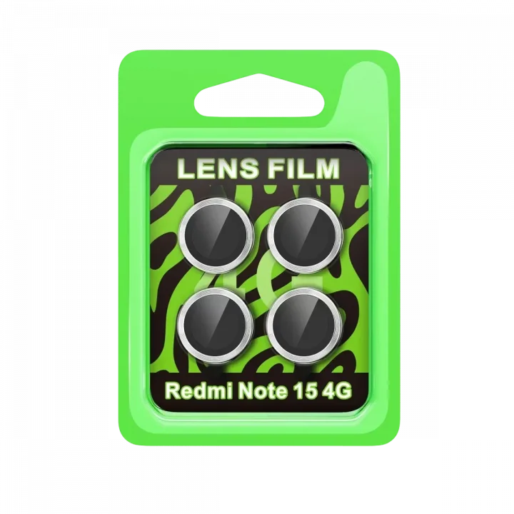 Mey İthalat®   Redmi Note 15 4G Raze Metal Kamera Lens - Gümüş