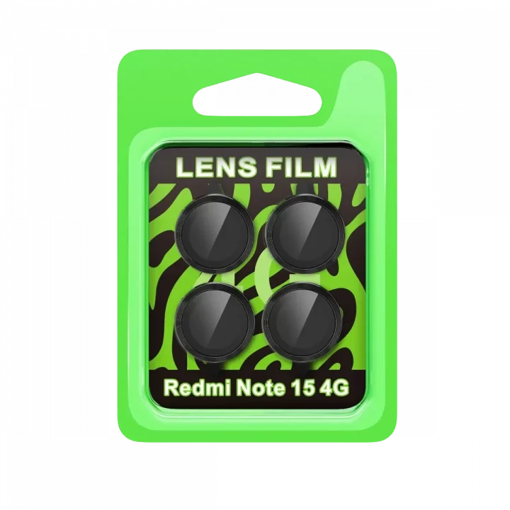 Mey İthalat®   Redmi Note 15 4G Raze Metal Kamera Lens - Siyah