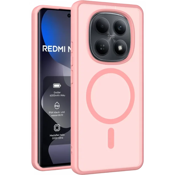 Mey İthalat®   Redmi Note 15 Pro 4G Jota Magsafe Kapak - Pudra
