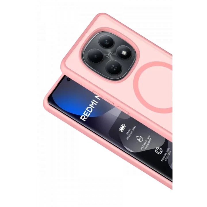Mey İthalat®   Redmi Note 15 Pro 4G Jota Magsafe Kapak - Pudra