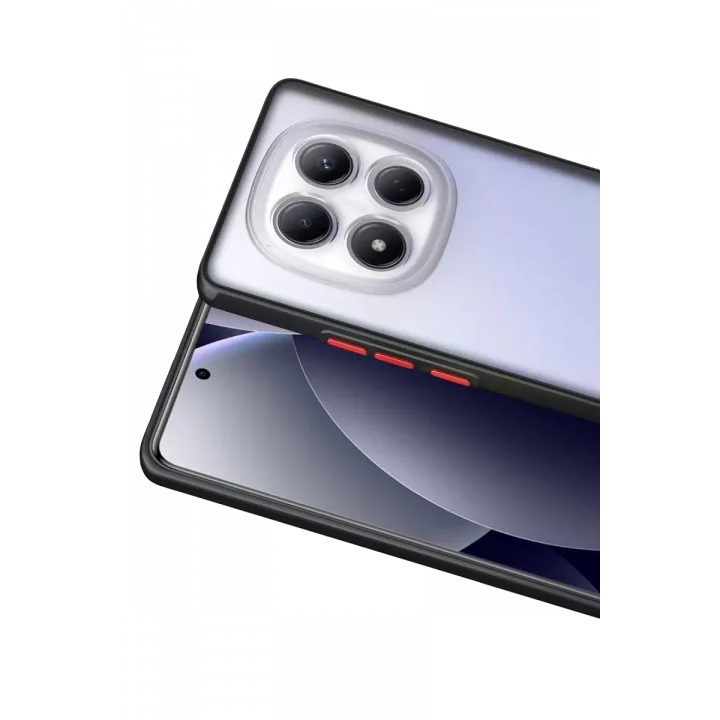 Mey İthalat®   Redmi Note 15 Pro 4G Montreal Silikon Kapak - Siyah