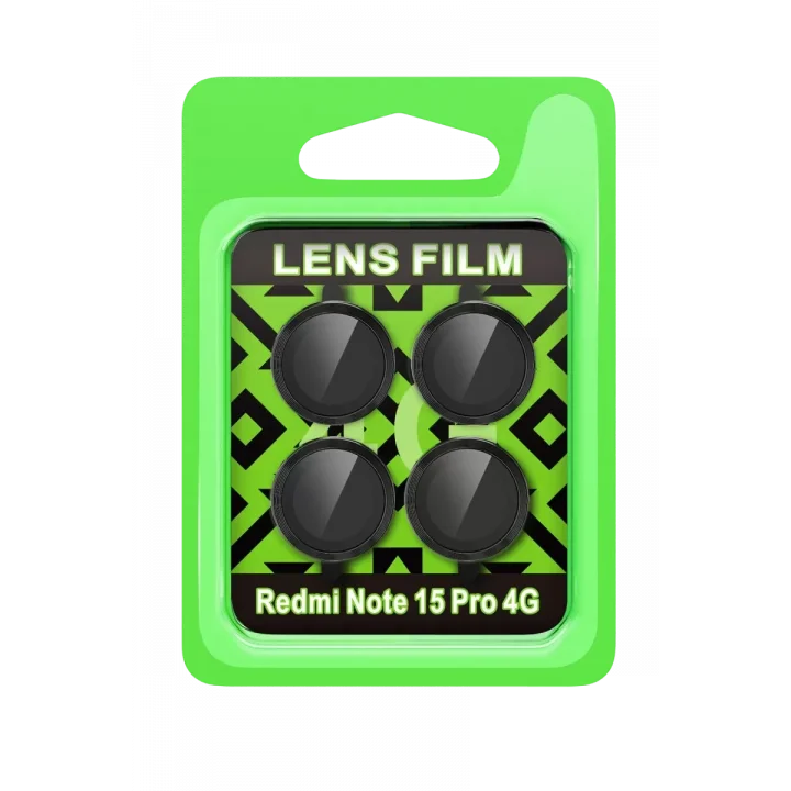 Mey İthalat®   Redmi Note 15 Pro 4G Raze Metal Kamera Lens - Siyah