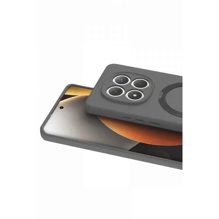 Mey İthalat®   Redmi Note 15 Pro 4G Regal Magsafe Standlı Kapak - Titan Gri