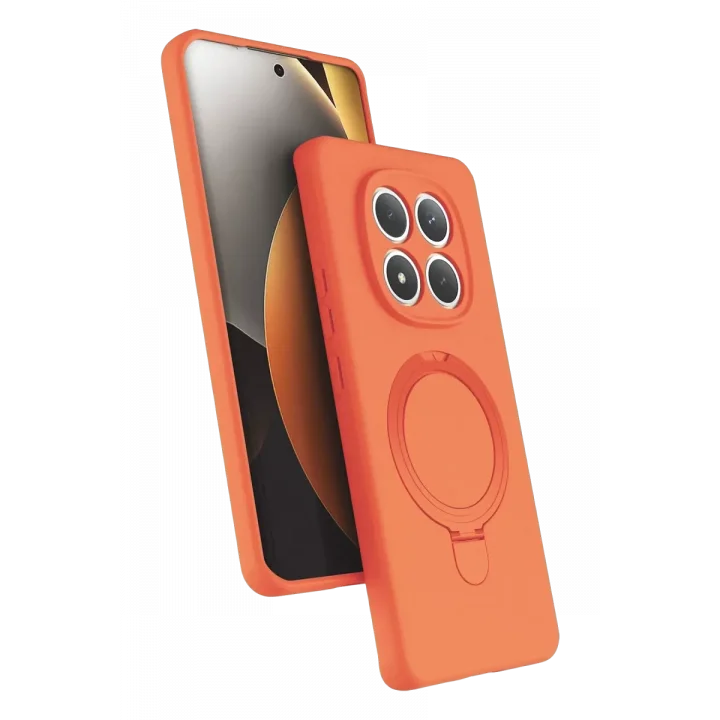 Mey İthalat®   Redmi Note 15 Pro 4G Regal Magsafe Standlı Kapak - Turuncu
