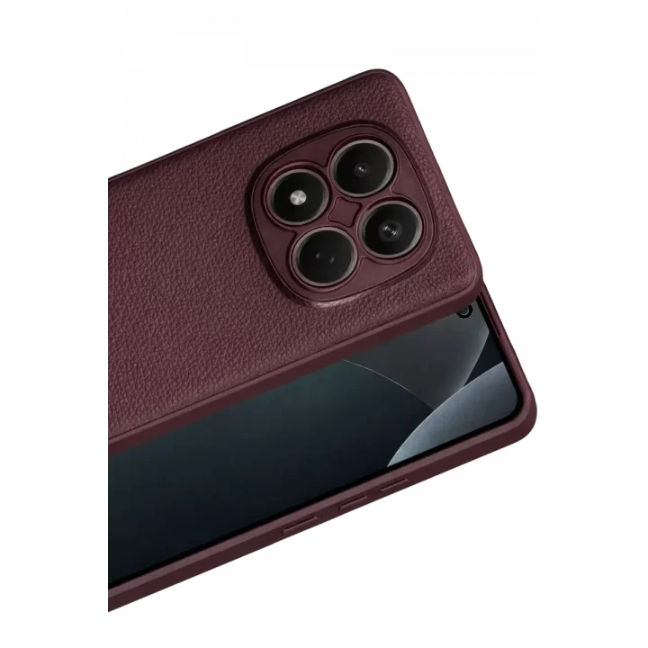 Mey İthalat®   Redmi Note 15 Pro 4G Thermax Silikon Kılıf - Bordo