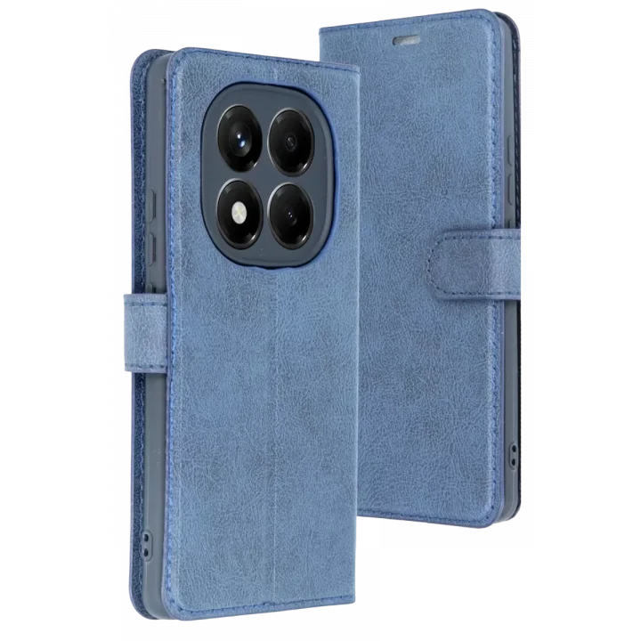 Mey İthalat®   Redmi Note 15 Pro 4G Trend S Plus Kapaklı Kılıf - Lacivert