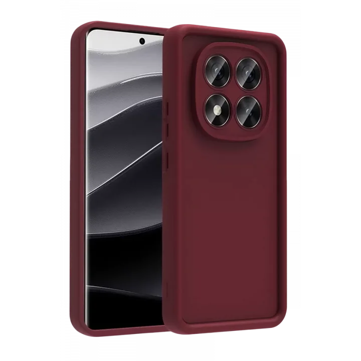 Mey İthalat®   Redmi Note 15 Pro 4G Viera Silikon - Bordo